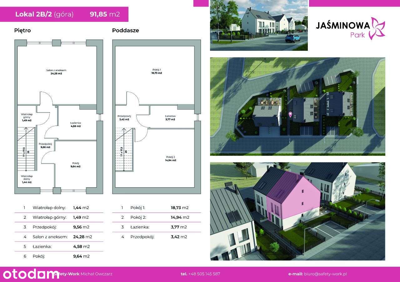Jaśminowa Park - Mieszkania dwupoziomowe blisko lasu i jeziora!-4