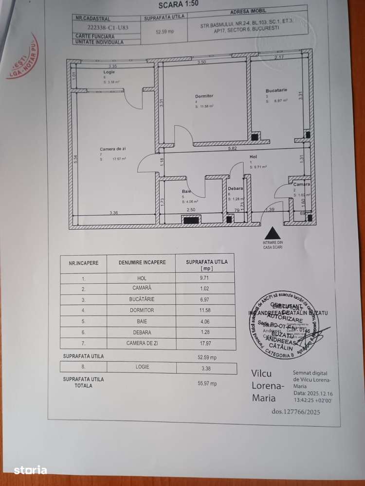 2 camere Strada Basmului ( Lujerului )- Militari-4
