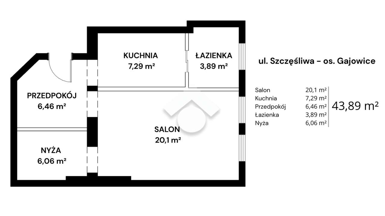 Kawalerka | ul. Szczęśliwa | Kamienica-15
