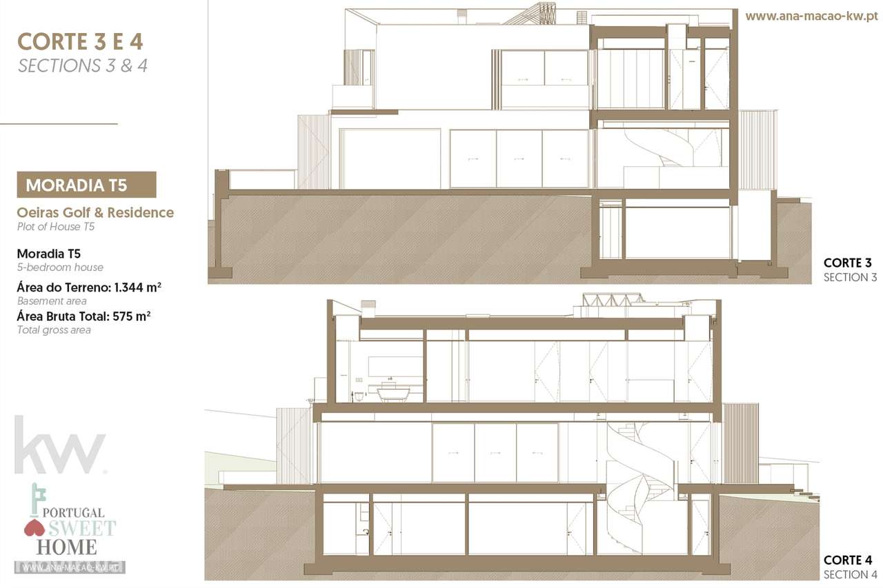 Moradia de Luxo T5, com Piscina e Garagem para 2 viaturas, Lote 33-36