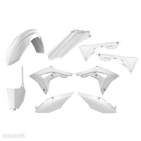 kit plasticos polisport branco honda crf 450/250 - 1