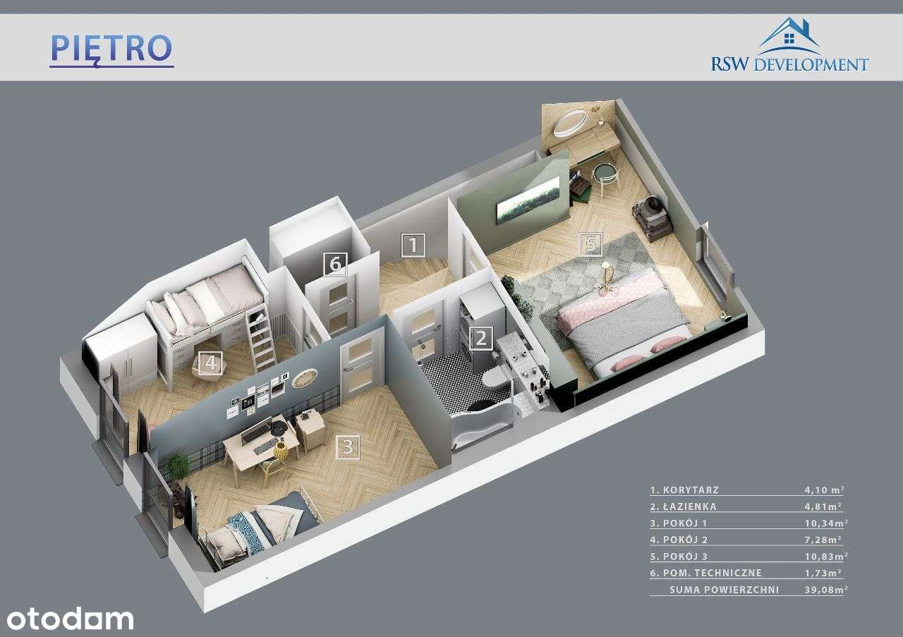 Dom, 89 m², Bolechówko-5