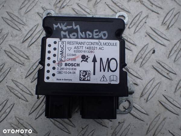 MODUŁ SENSOR AIRBAG PODUSZEK FORD MONDEO MK4 AS7T14B321AC RADOM - 1