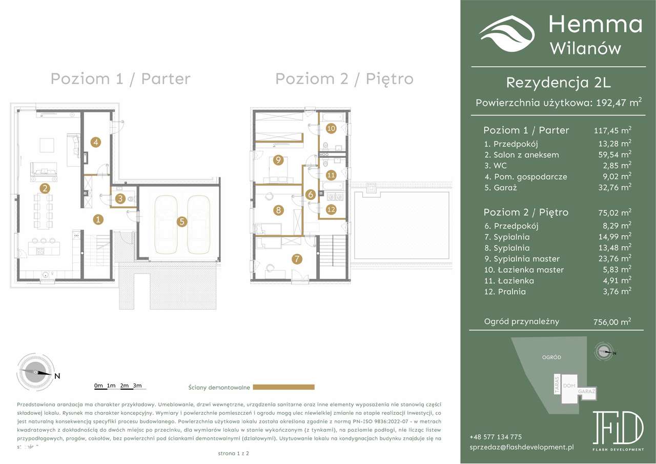 4-pokojowy dom 192m2 + ogródek Bez Prowizji - Pełny obrazek: 2/7