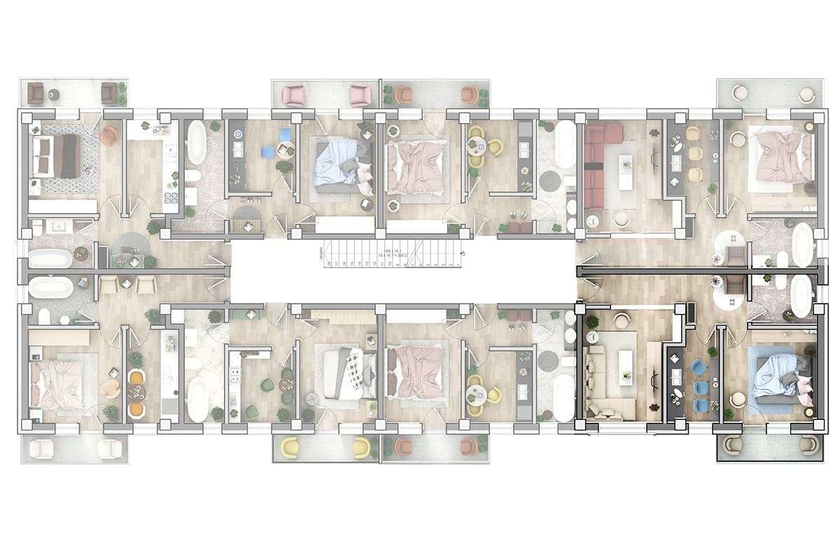 Capat CUG  Apartament 2 camere D 50 m Lunca Cetatuii TAXE NOTAR ZERO - Imagine principală: 4/14