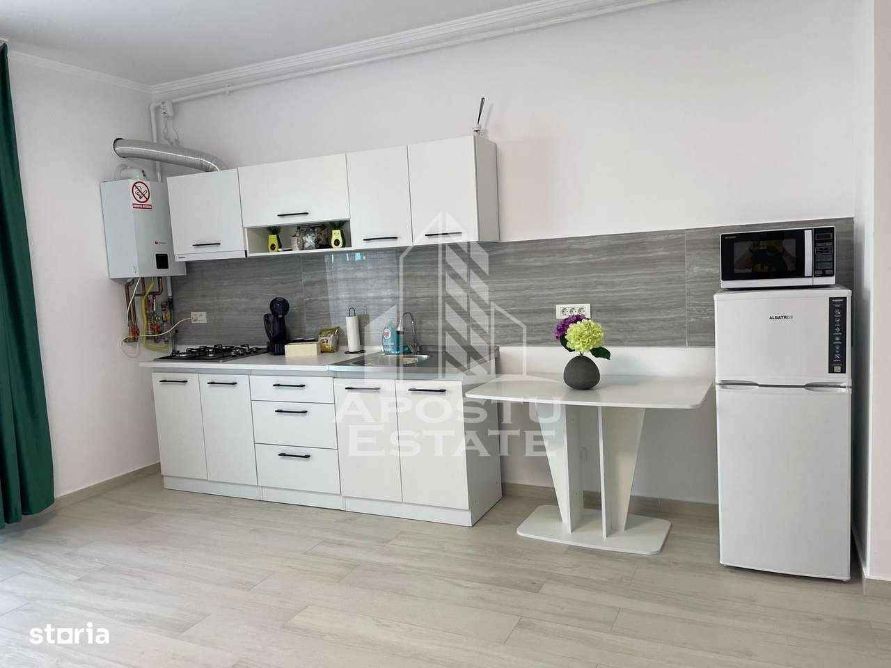 Apartament cu 1 camera mobilat si utilat in Giroc la asfalt. - Imagine principală: 3/4