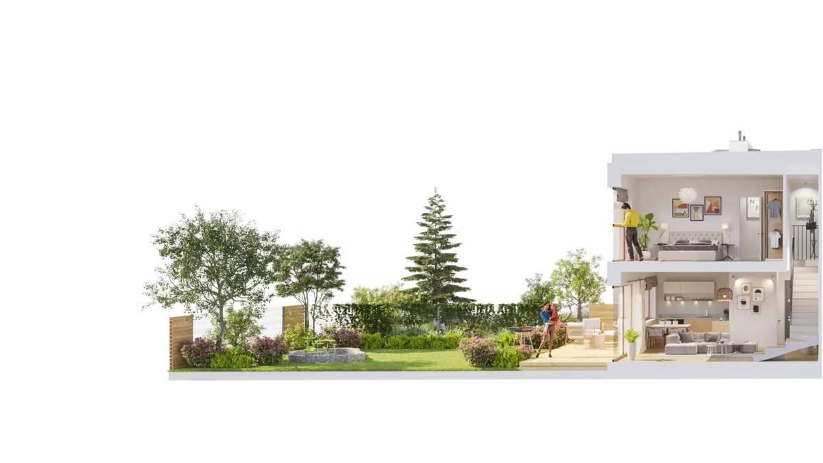 3-pokojowe mieszkanie 70m2 + ogródek - Pełny obrazek: 5/9