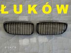 BMW E90 E91 Lift Kratka Nerka Atrapa Grill Lewa + Prawa Czarna + Chrom 7201968 7201967 - 1