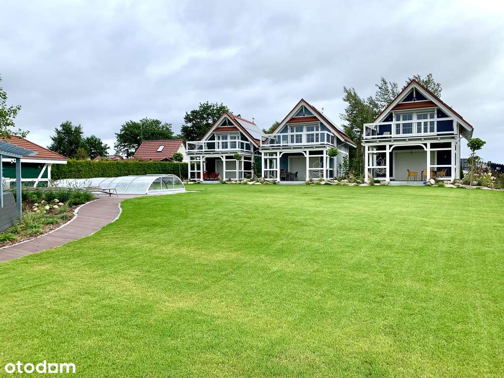 TRZY LUKSUSOWE DOMKI/DOSTĘP DO JEZIORA-0