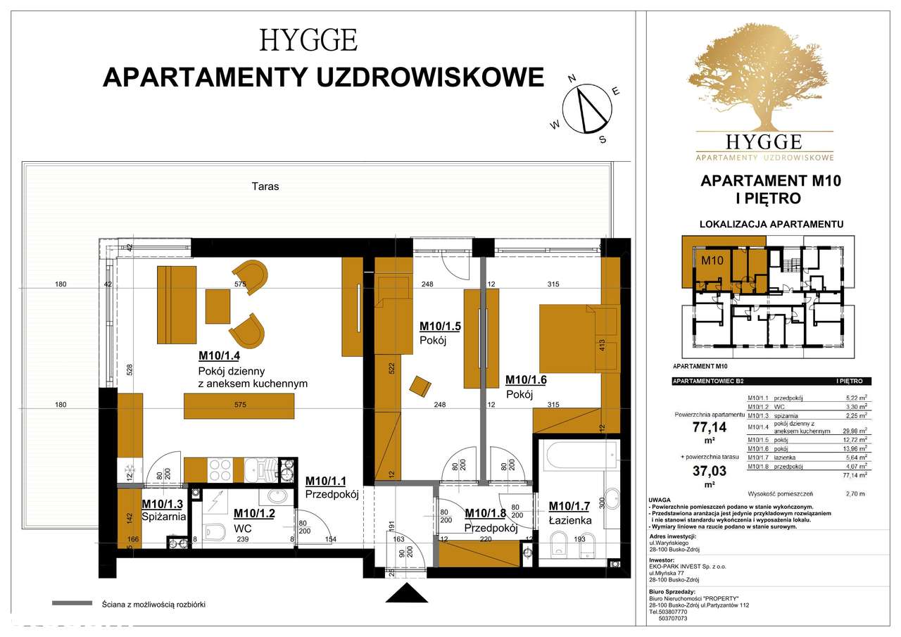 Apartamenty Hygge | mieszkanie B2_M10 - Pełny obrazek: 2/7
