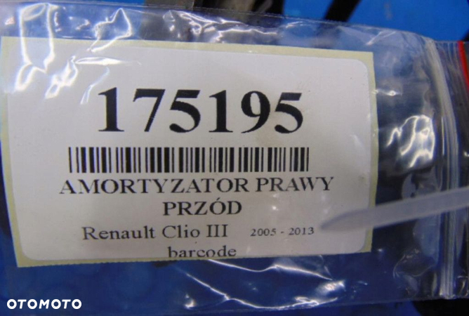 RENAULT CLIO III 1.2 AMORTYZATOR PRAWY PRZÓD - 5