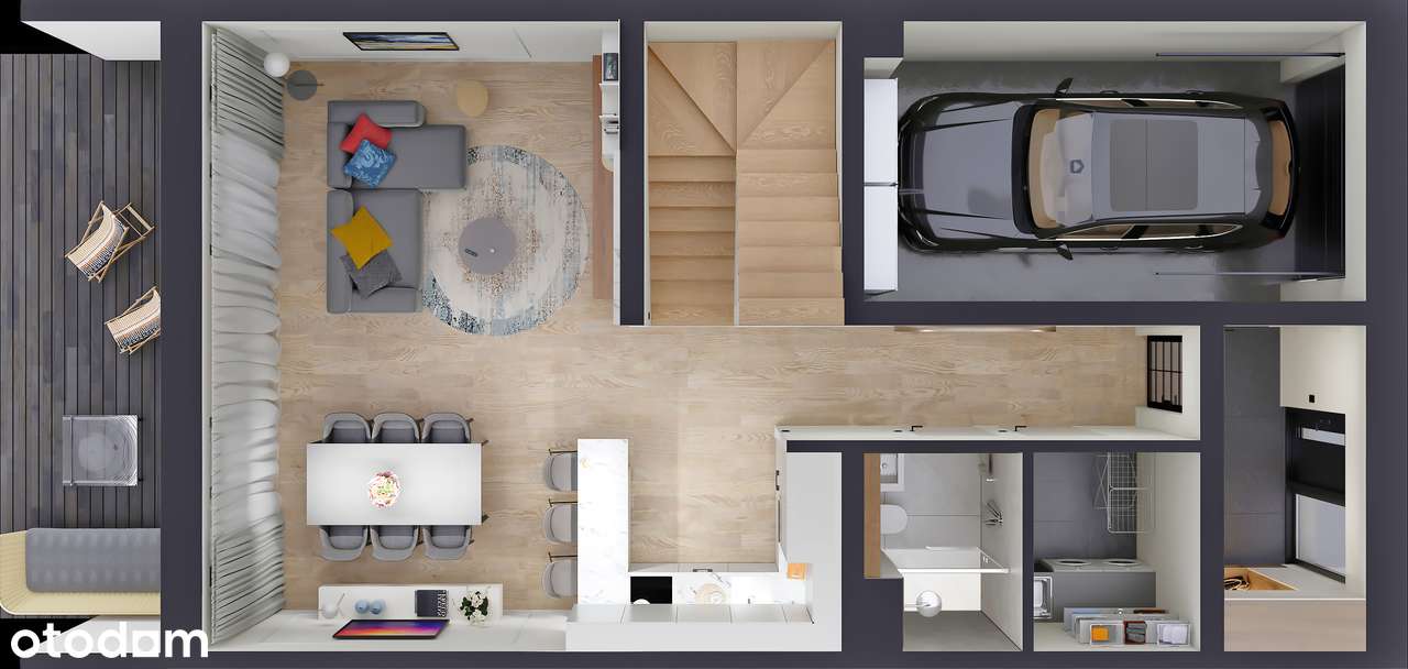 Dostępne już tylko 2!-Nowe Domy Szeregowe w Centrum-"Osiedle Jasne" !-6