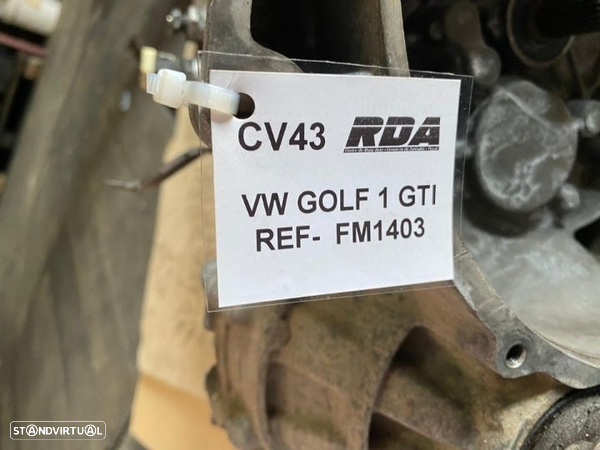 CV43 Caixa de Velocidades Vw Golf 1 GTI Ref- fm1403 - 5