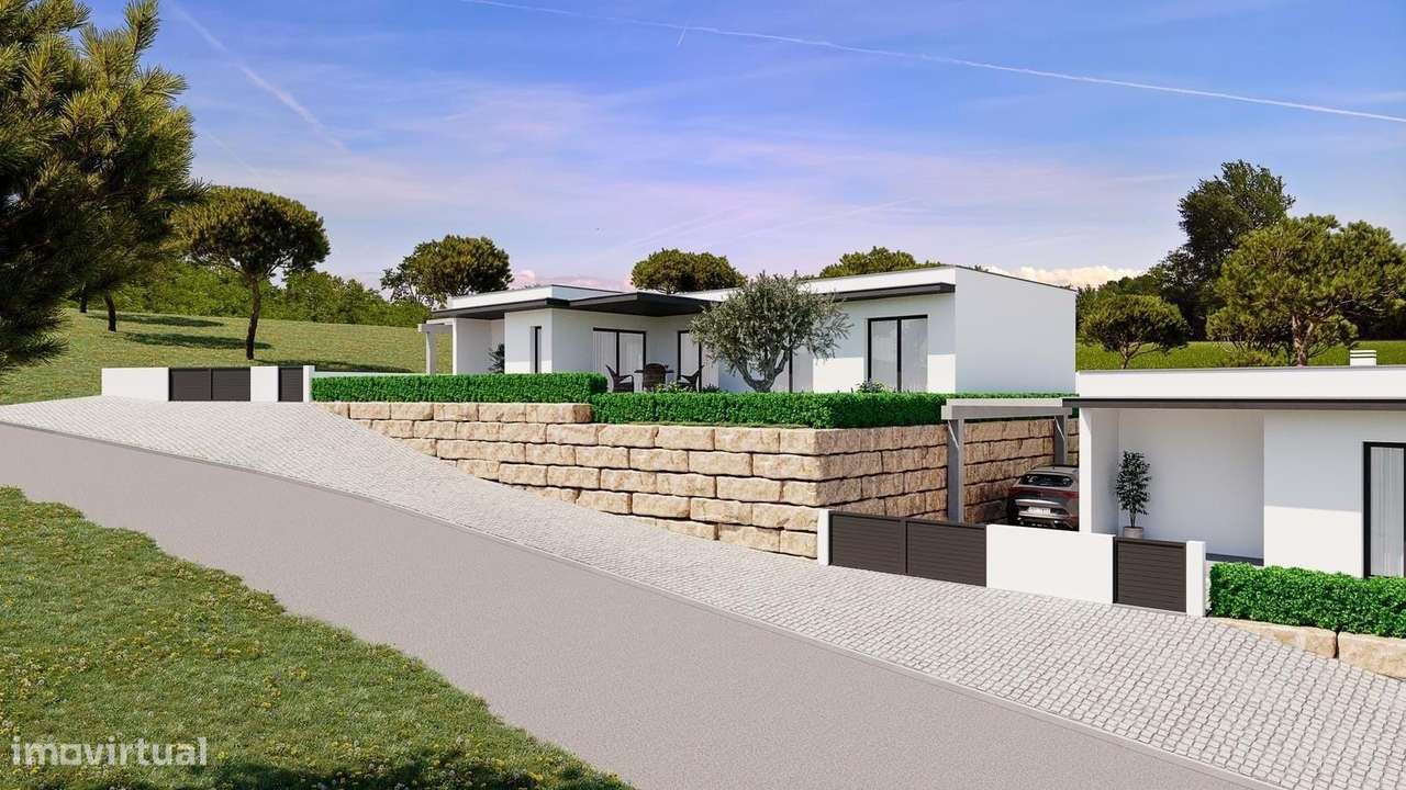 Moradia térrea com 3 quartos,    vista de Campo e piscina -  Cela ,-21