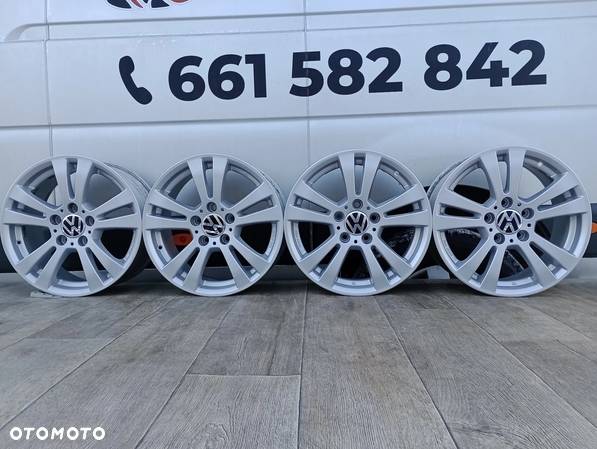 FELGI ALUMINIOWE 5x112 R16 7,5J ET49 Volkswagen T-Roc Touran Cross Touran Scirocco Jetta Golf Mercedes - 2