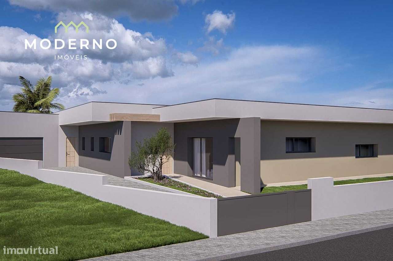 Moradia Térrea T4 com piscina (nova, em construção)-5