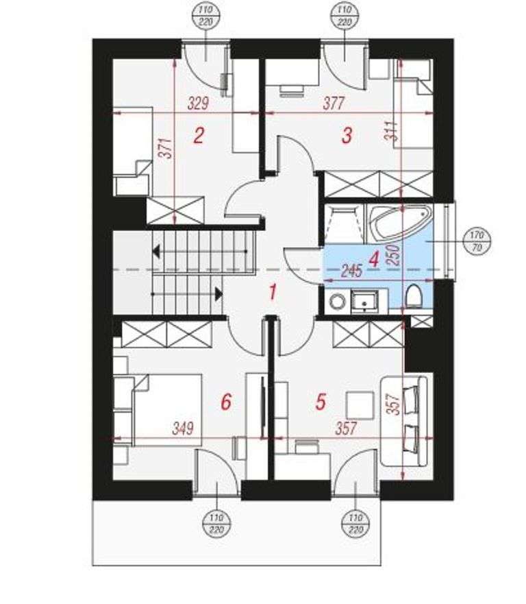 125 m2|działka 4,8 ar. | 5 pokoi - Pełny obrazek: 5/6