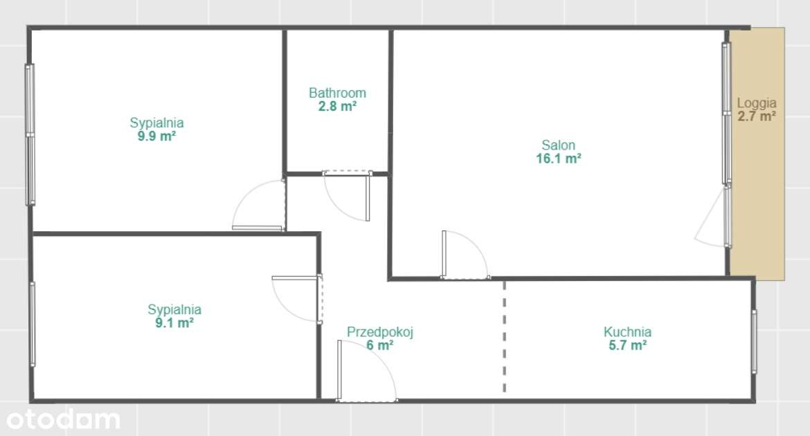 Bez prowizji | Dwustronne | 3 pokoje | Klimatyzacja | Piwnica-13