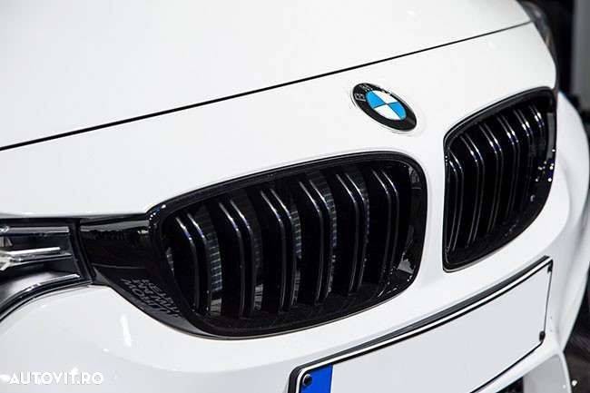 GRILE BMW SERIA 3 F30 F31 M3 LOOK Negru Mat Lucios simple duble - 1