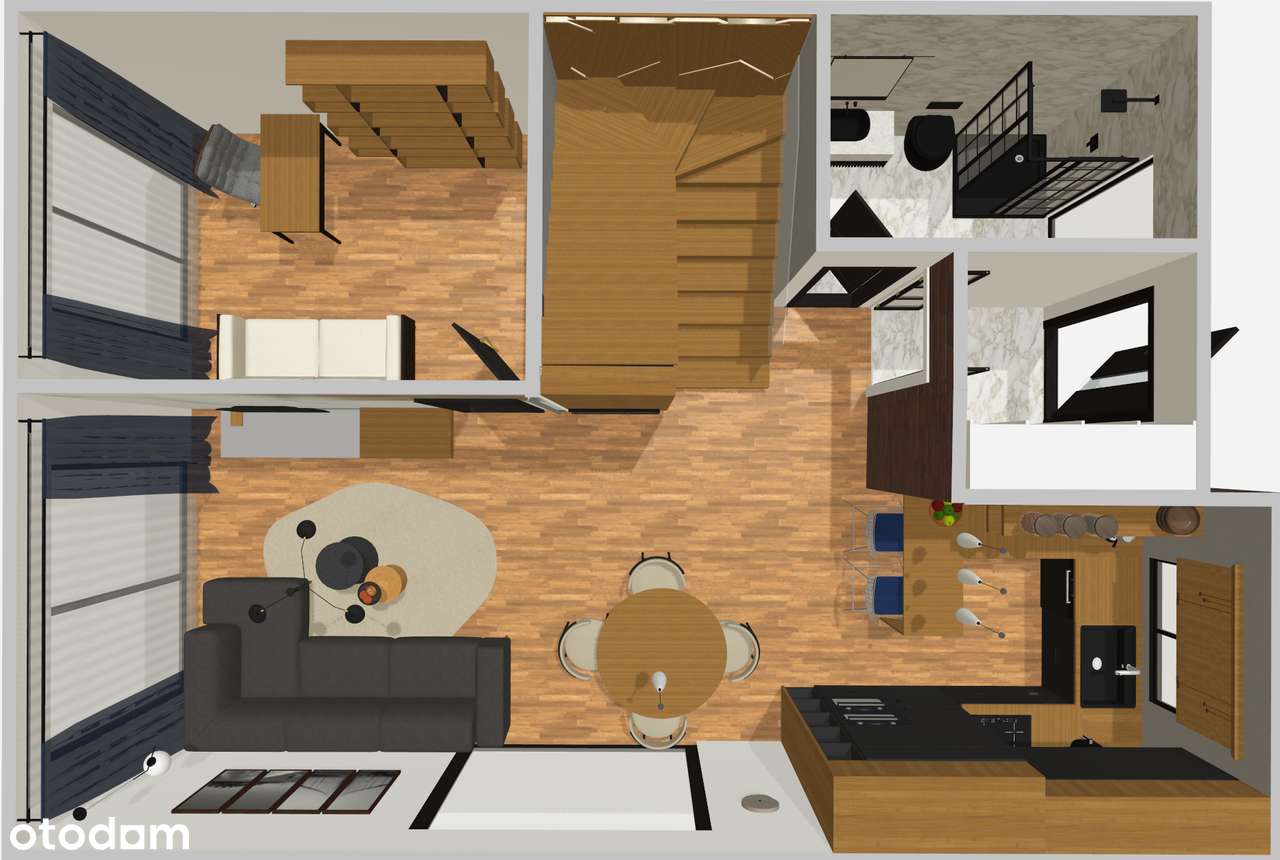 Dom z 4 sypialniami i dużym ogrodem taniej niż 3 pokoje w mieście-8