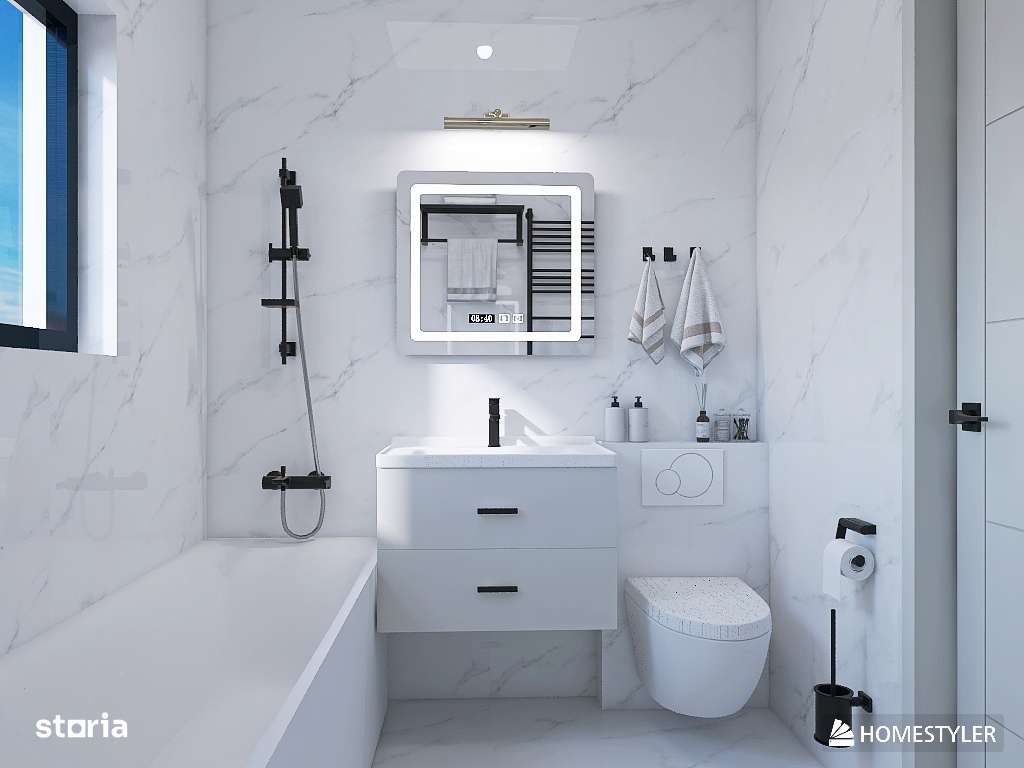 Apartament 3 camere | 58 mp | balcon | Ipotesti langa Carrefour-5