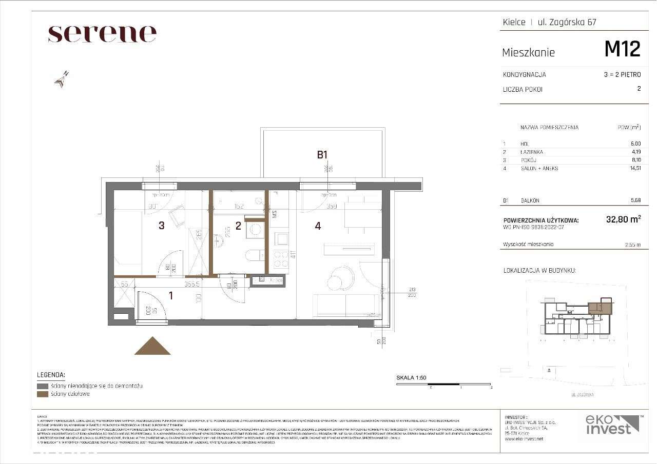 Apartamenty Serene M12 - Pełny obrazek: 2/6