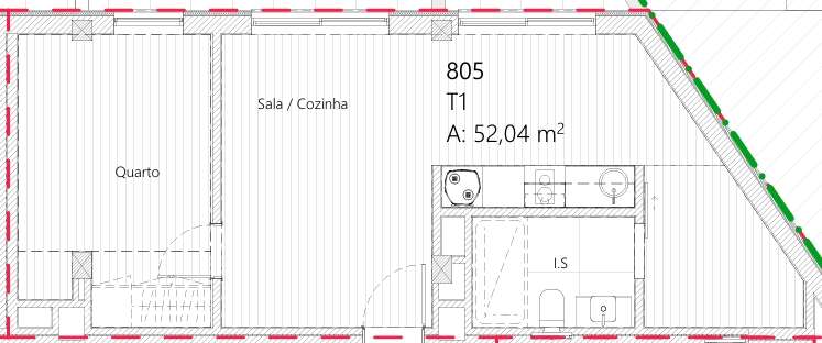Apartamento T1, Mafamude e Vilar do Paraíso-31