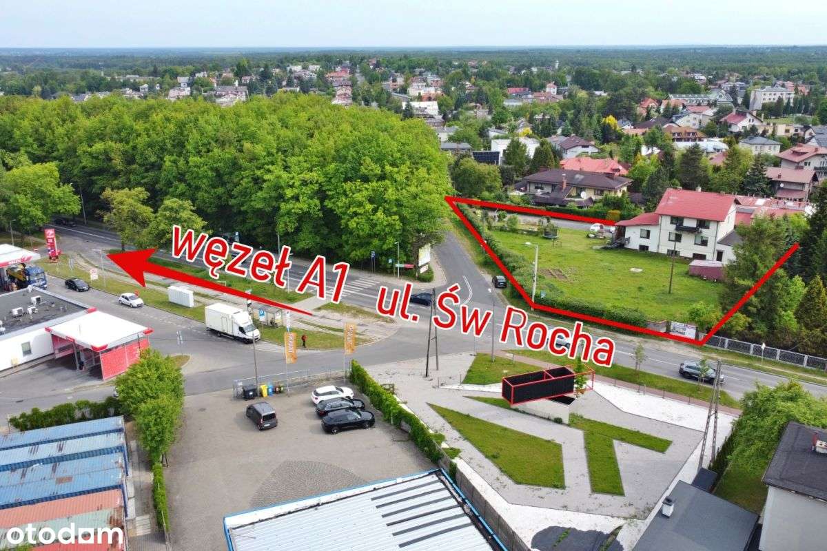 Narożna działka Rocha 3360 m2 + WZ hala 500 m2 - Pełny obrazek: 3/19