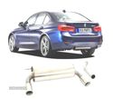 LINHA DE ESCAPE ESPORTIVO PARA BMW F30 316 320 325 M TECH DUPLA SAÍDA - 1