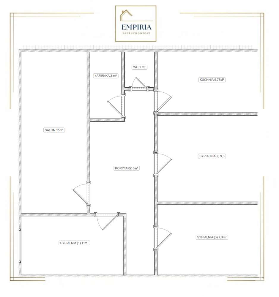 Twoje nowe miejsce na ziemi – Słoneczne 4 pokoje na os. Czwartaków-19