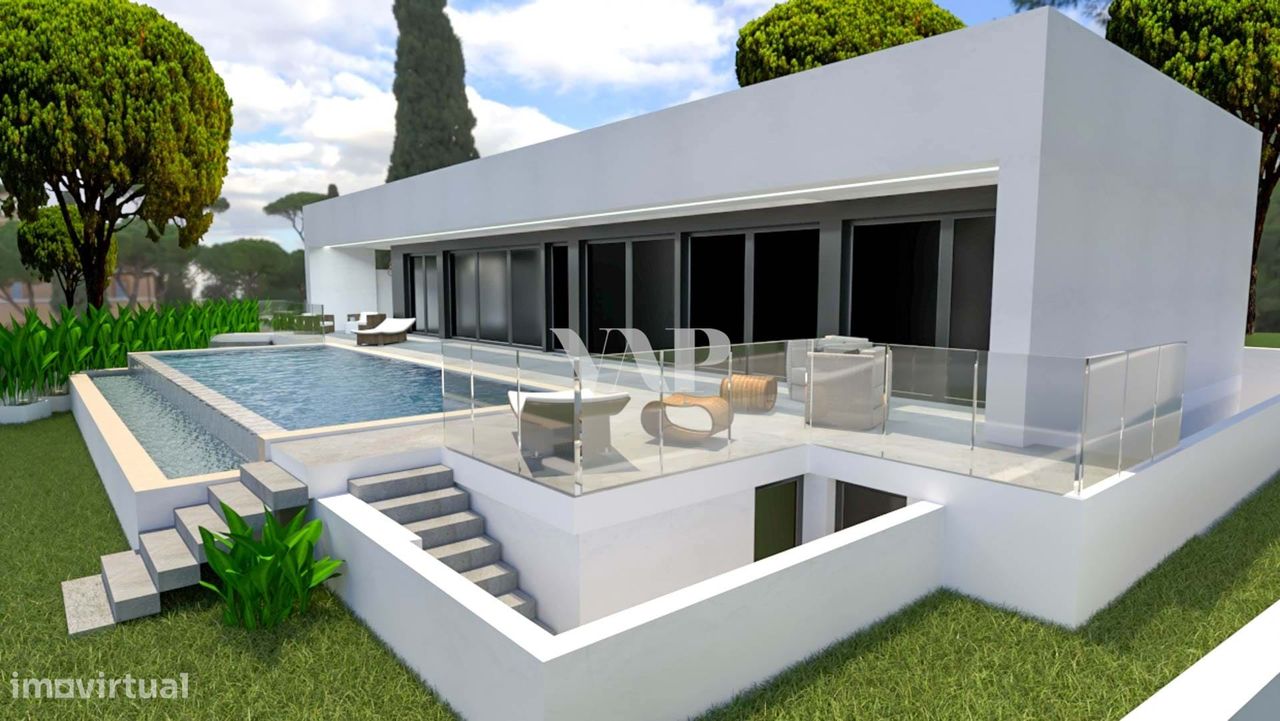 Moradia V3+1 em Vilamoura em construção com piscina privada