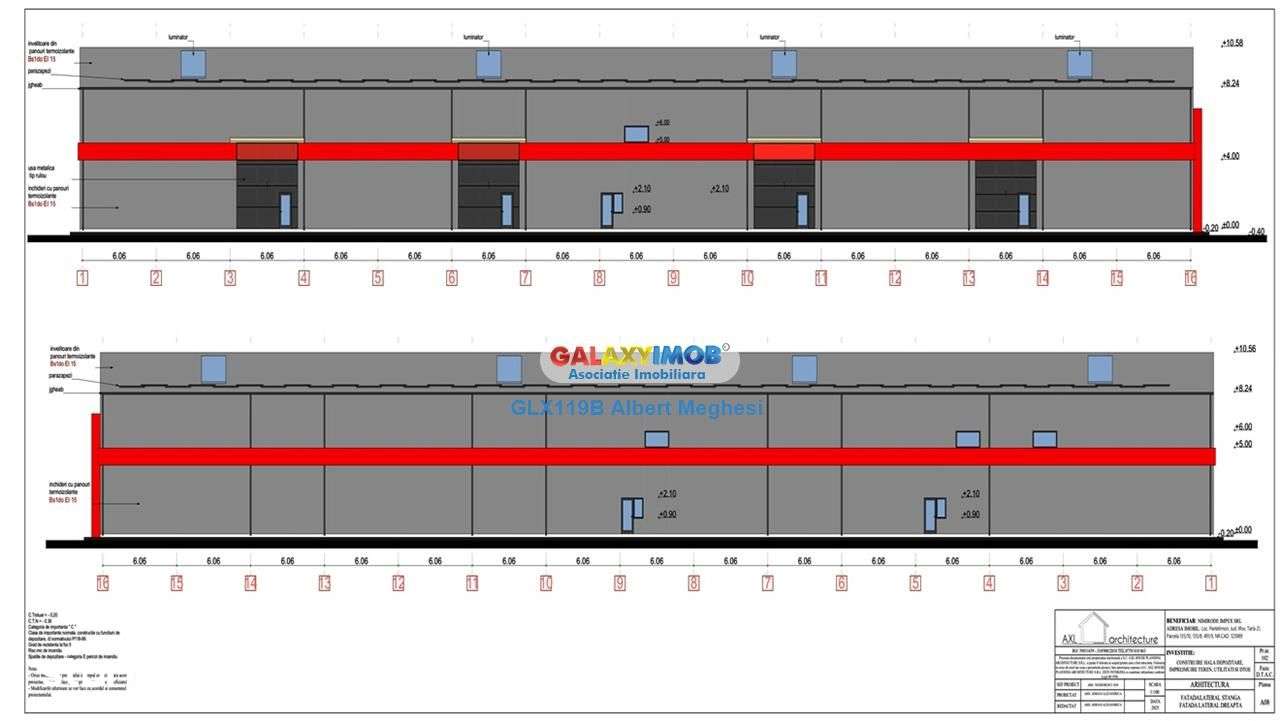 Inchiriere Hala 550 mp deschidere DN3 centura A0 - Imagine principală: 2/8