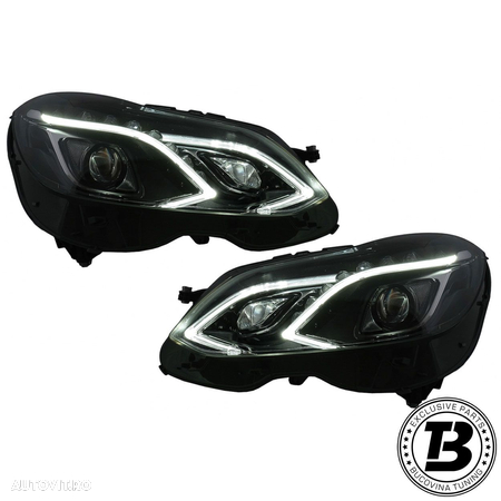 Faruri LED compatibile cu Mercedes E Class W212 Facelift Design - 1