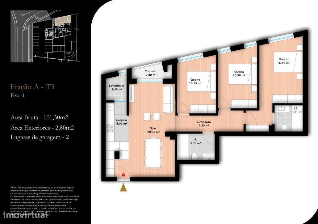 Apartamento 3 Quartos, para Venda por 235.000 € em Oliveira do Bairro-8