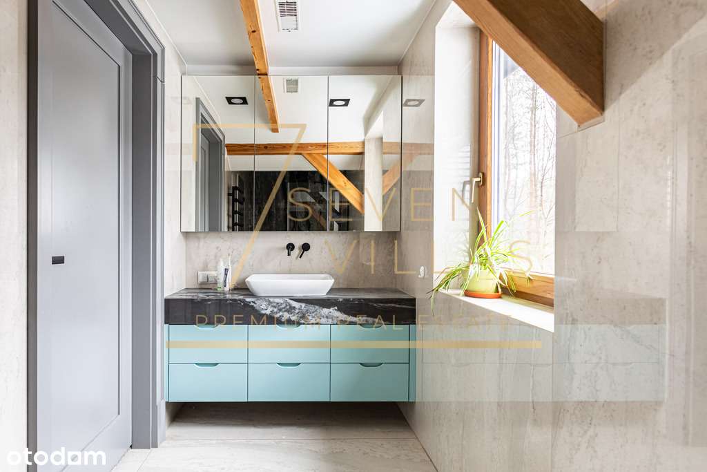 Natura i nowoczesność w willi pod Warszawą-17