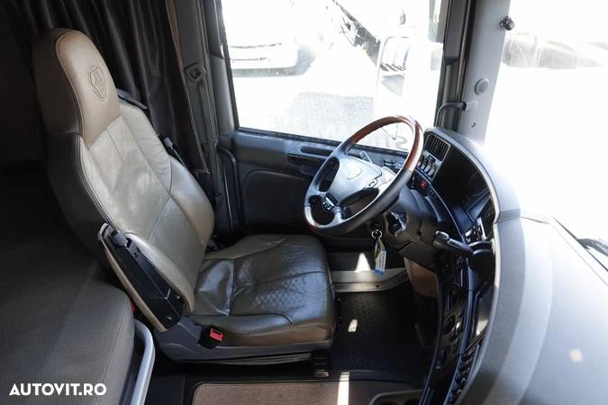 Scania R 580 / V8 / TOPLINE / RETARDER / SCAUNE PIELE / I-PARK COOL / EURO 6 / 2014 - 18