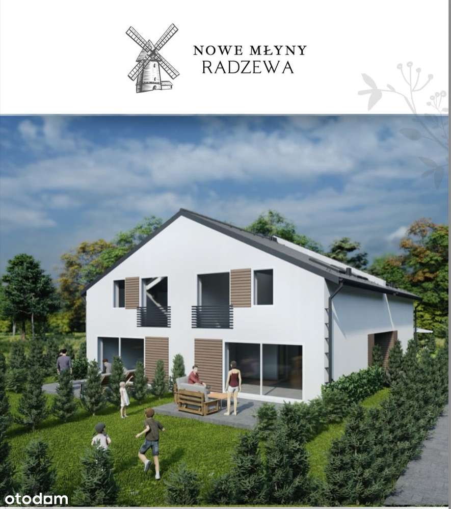 NAJTAŃSZE 4 pokoje 78m2 Radzewo Przy lesie z ogrod - Pełny obrazek: 4/12