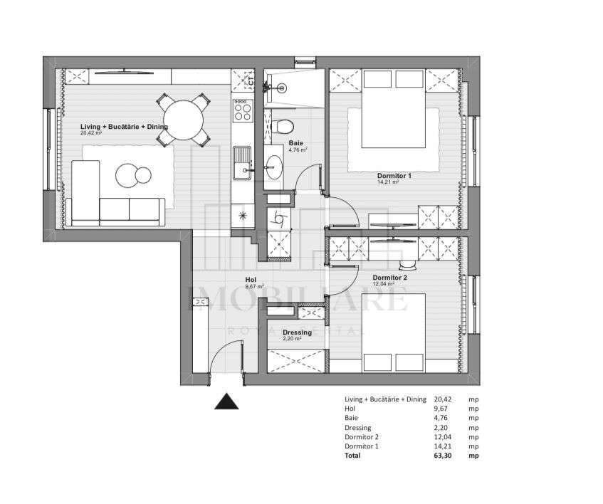 Apartament 3 Camere | Ultrafinisat | 63 mp | Gheorgheni | Lux|  Iulius-15