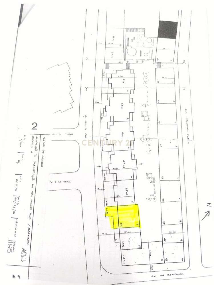 Terreno para construção de prédio, no Centro Barreiro, frente rio e a-9