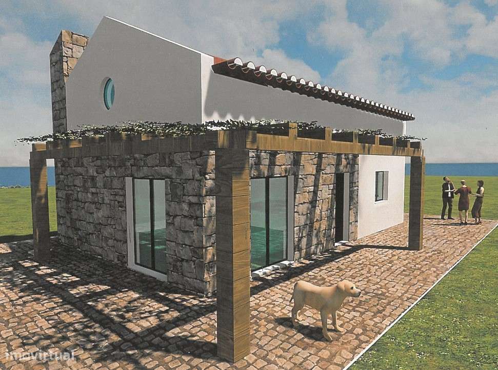 Terreno Plano com Moradia de 104 m² para Concluir - Grande imagem: 4/25