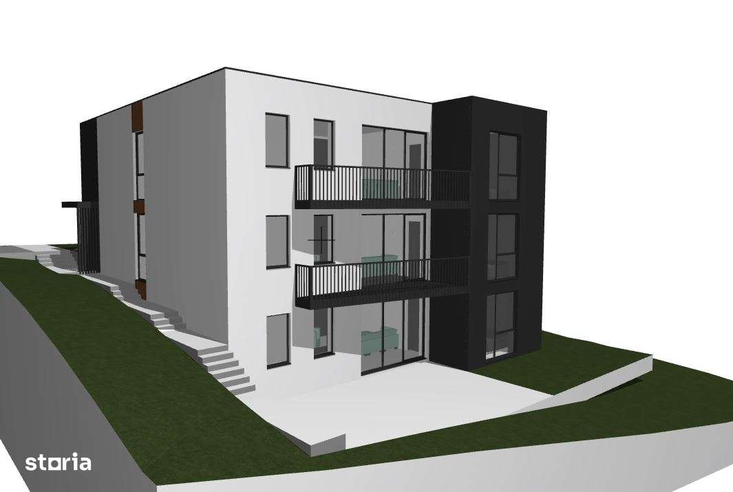 Apartament bloc nou 100mp Bradet semifinisat 125.000eur - Imagine principală: 3/5