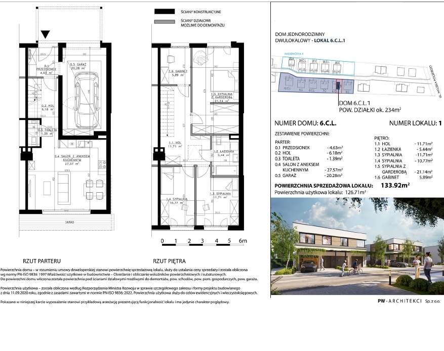 137 m2, działka 243 m2, 5 pokoi, Taras, Lesznowola- Bezpośrednio - Pełny obrazek: 5/5