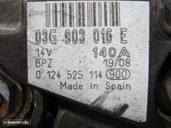 Alternador Audi A4 (8K2, B8)  03G 903 016 E / 03G903016e / 0124525114 - 4