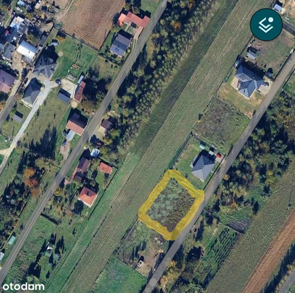 Działka budowlana 12a Zalesie gm. Niemce, niedaleko lasu - Pełny obrazek: 5/7