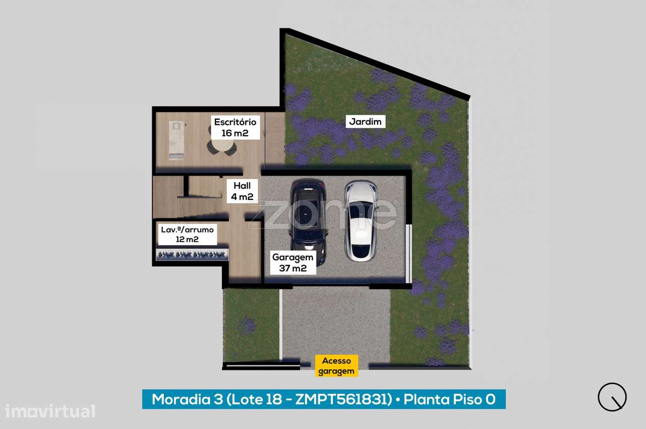 Moradia T3+1 nova, com jardim e piscina - Gandra Hills Villas - Grande imagem: 4/17