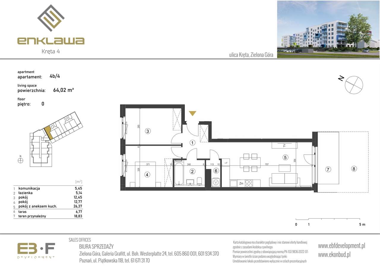 Enklawa | mieszkanie 3-pok. | B_4 - Pełny obrazek: 2/6