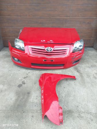 Toyota Avensis T25 LIFT kompletny przód 3j6 maska - 1