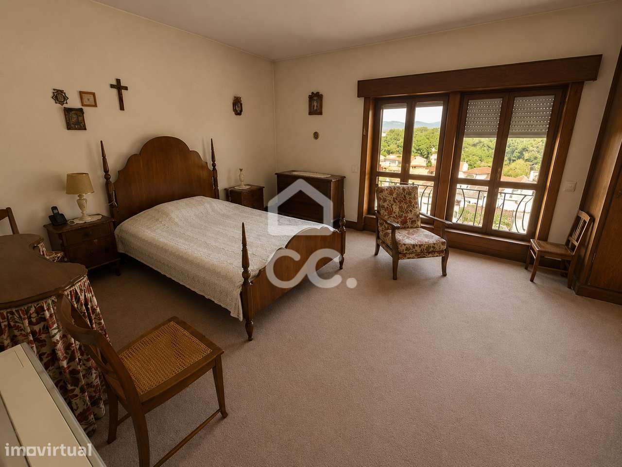 Penthouse única , terraço panorâmico e vista para o Mosteiro de Alcoba-33