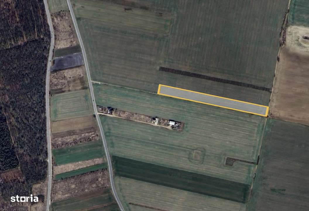 Teren 9.900 mp Branesti, deschidere 26 m ,industrial sau rezidential-1