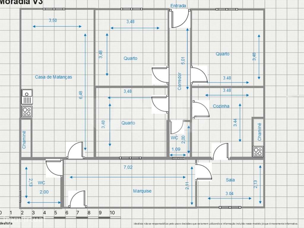 Moradia com espaço exterior em lote de 700 m²-20